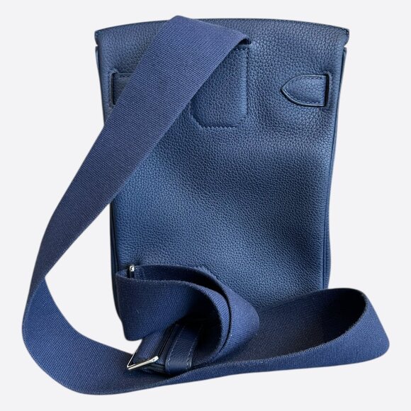 Hermes Navy HAC A Dos Crossbody Backpack - Picture 3 of 8